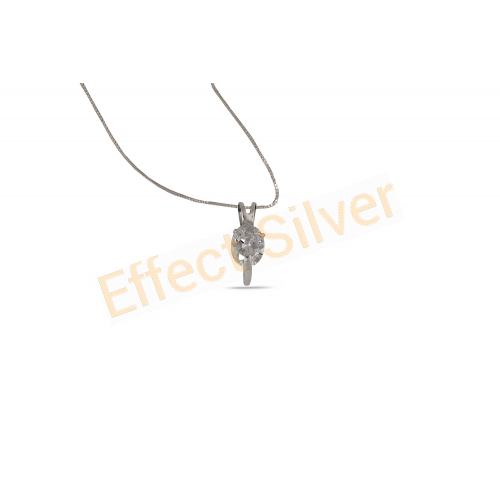 Silver medallion - "Zircon"